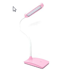 hot pink desk lamp