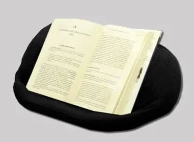 Bean Bag style tablet holder that doubles as a travel head pillow, available in small and large size