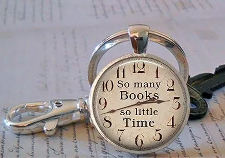 Literary-themed Keychain: 