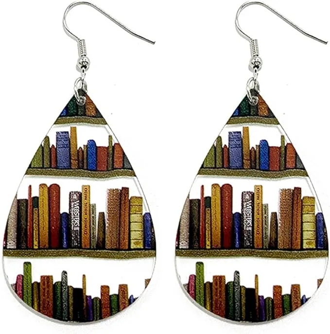 Book inspired earings