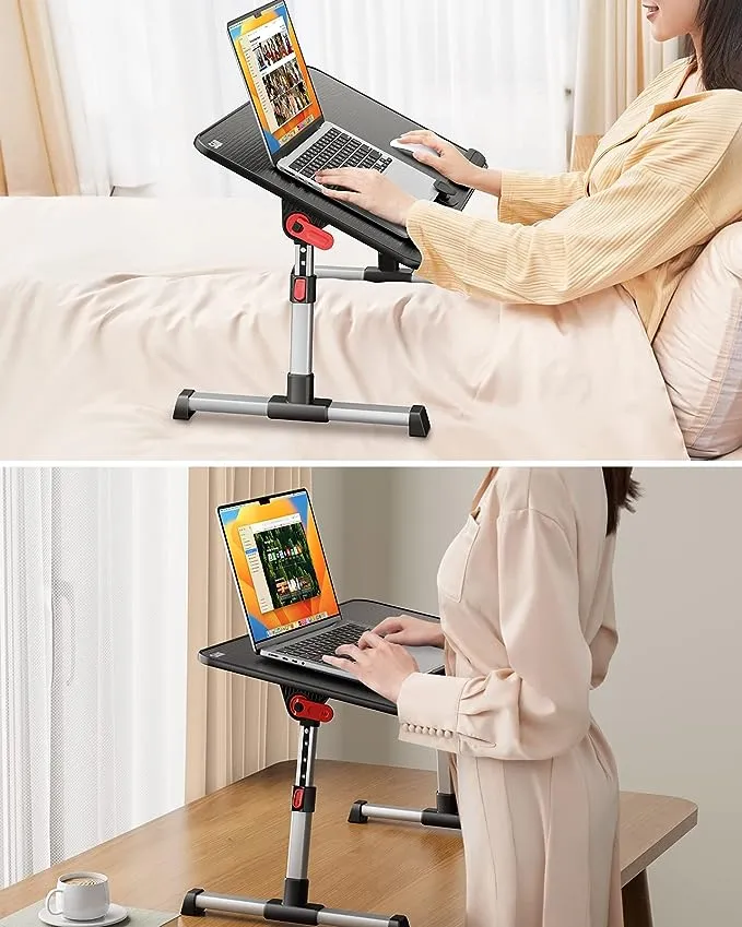 Adjustable yet Sturdy wooden table to hold books, readers, and tablets at the right angle and height