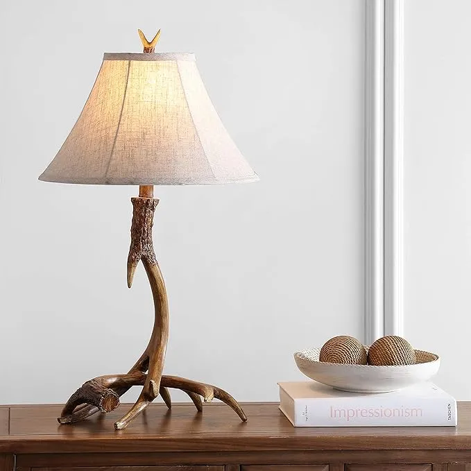 Faux Antler Nightstand Lamp