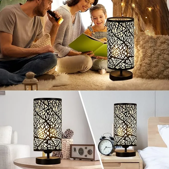 Organic Style Metal Bedside lamp 