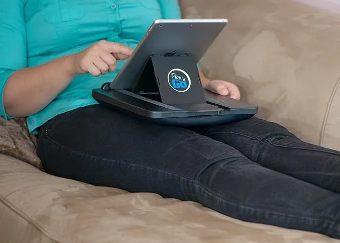 iPad and Kindle pillow that props up your tab at 14 different angles without shaking