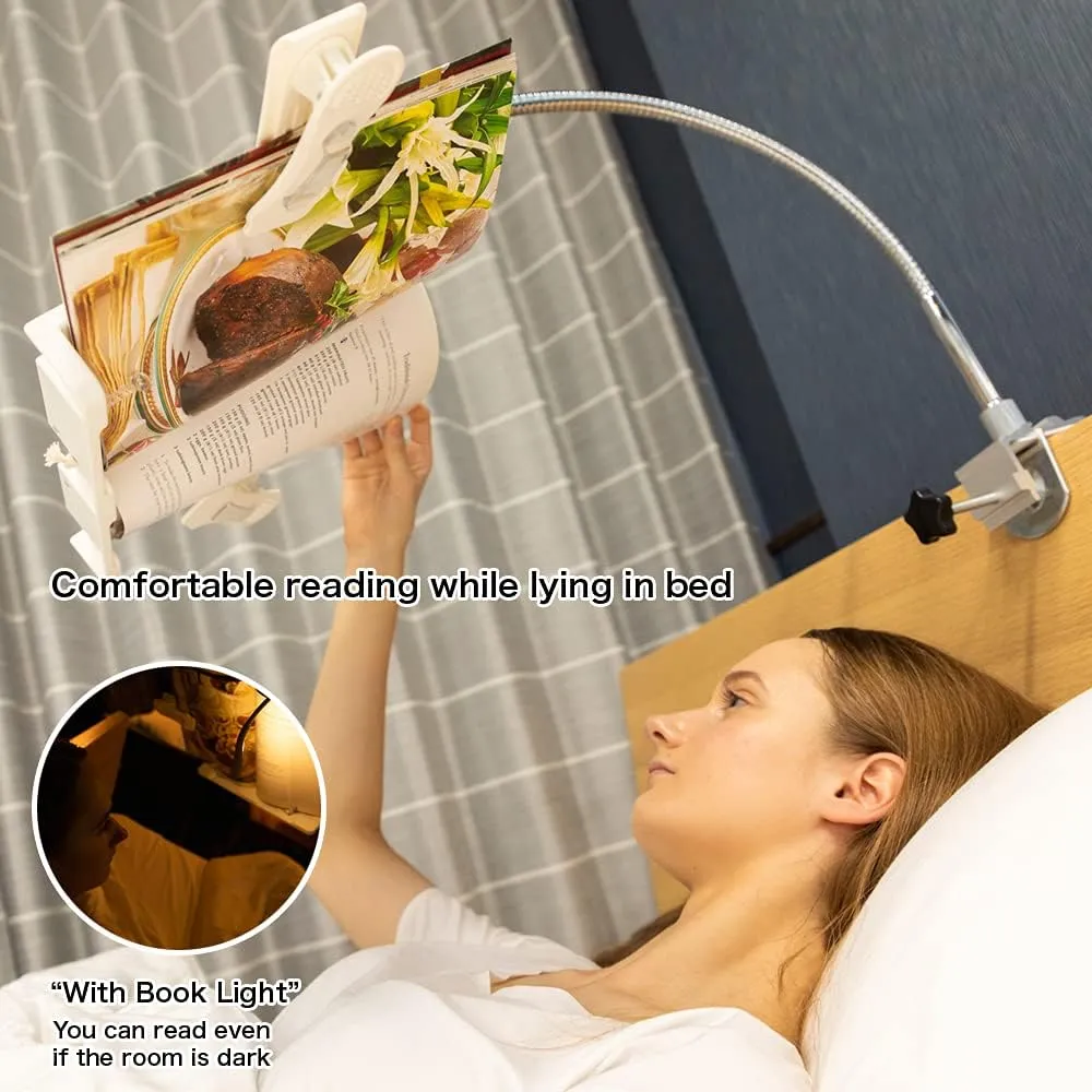 ROUNDS Book Stand for Bed Lying Down Reading Adjustable Book Holder Book arm Stand Bed Book arm Reading
