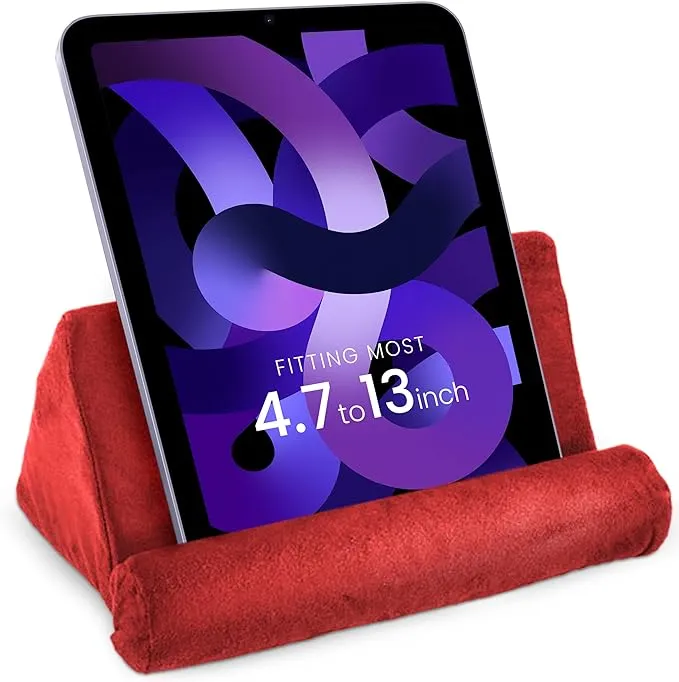 Universal Foam wedge pillow to hold and read books, iPad or Kindle