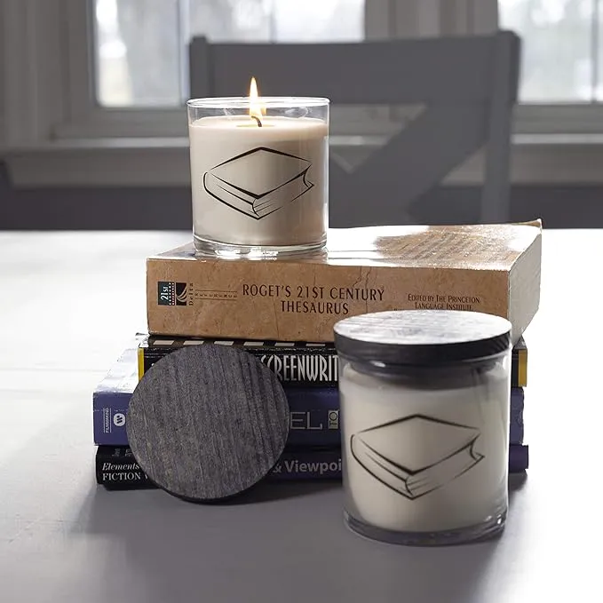 Library-Inspired Scented Candles: 